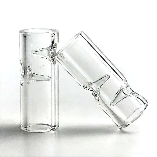 Trilla Glass Tips | Round Tip | | 38mm x 12mm | Clear | 1pc