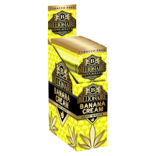 Billionaire Hemp Wrap | Banana Cream | 1pk | 2 Wraps per Pack