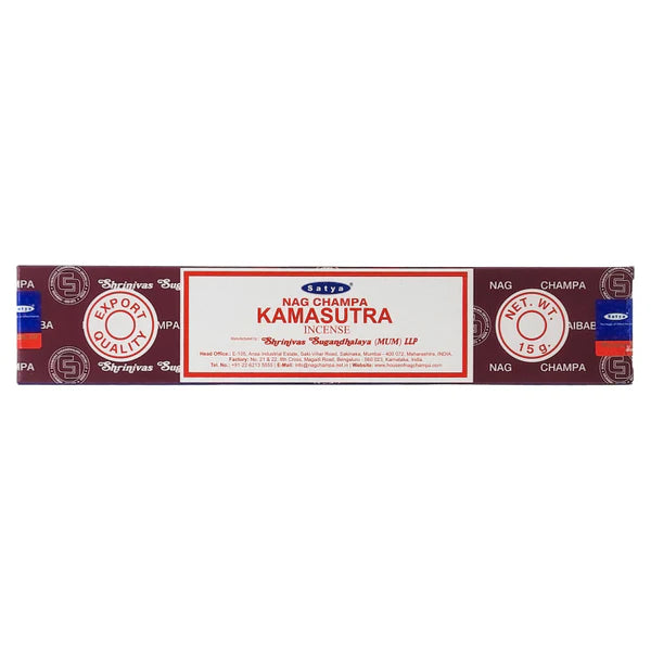Satya Nag Champa Incense Sticks | Kamasutra | 1bx | 15g