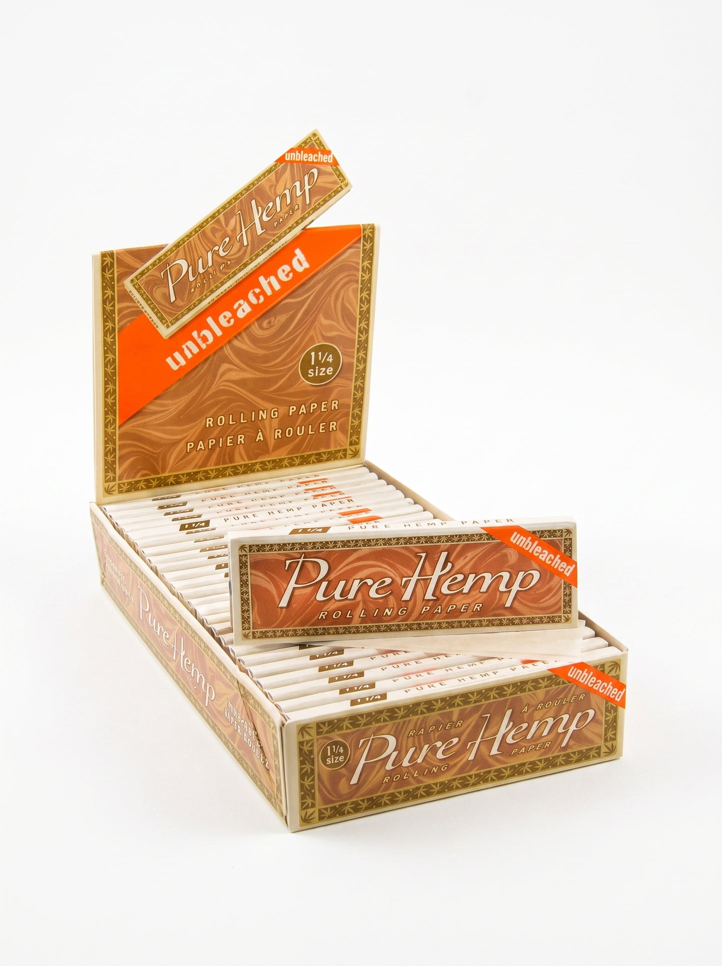 Pure Hemp Unbleached Rolling Papers | 1 1/4 | 1pk | 50 Leaves per Pack
