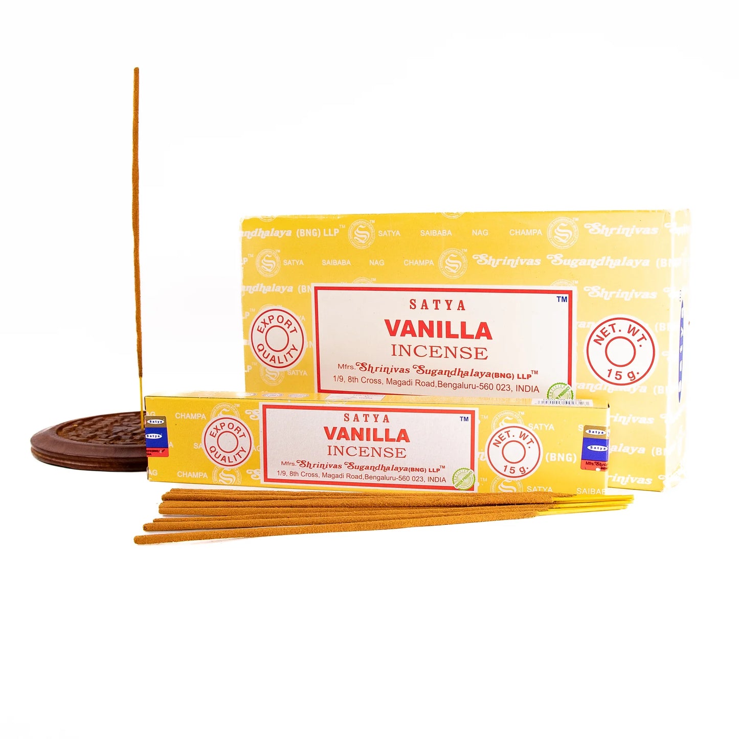 Satya Nag Champa Incense Sticks | Vanilla | 1bx | 15g