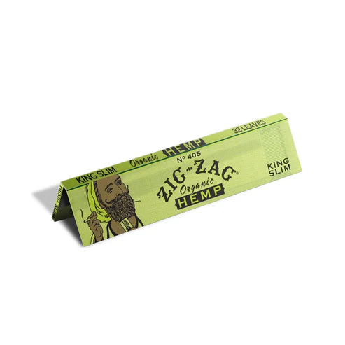 Zig Zag Organic Hemp Rolling Papers | King Size Slim | | 1pk | 32 Leaves per Pack