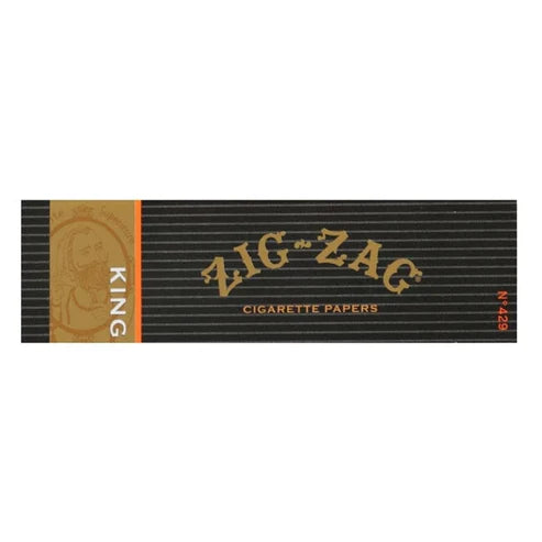 Zig Zag Rolling Papers Black | King Size | 1pk | 32 Leaves per Pack