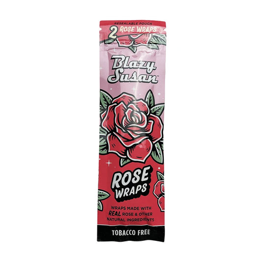 Blazy Susan Rose Wraps | 1pk | 2 Vegan Wraps per Pack
