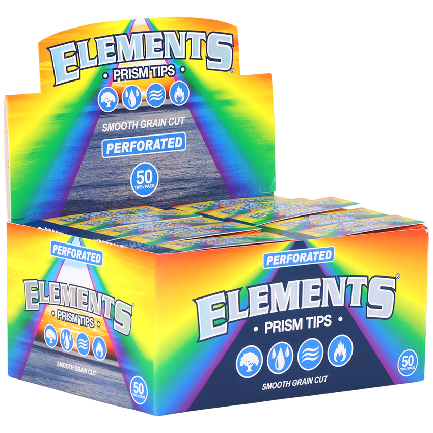 Elements Prism Perforated Tips | 50pc | 50pk Display
