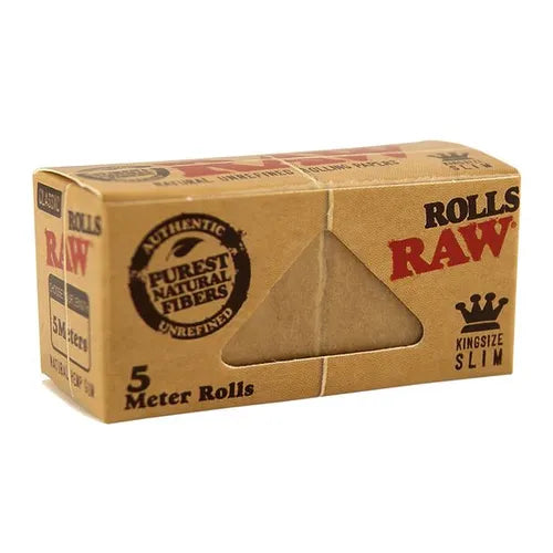 RAW Classic Rolling Paper Rolls | 5m | King Size Slim | 1 Roll