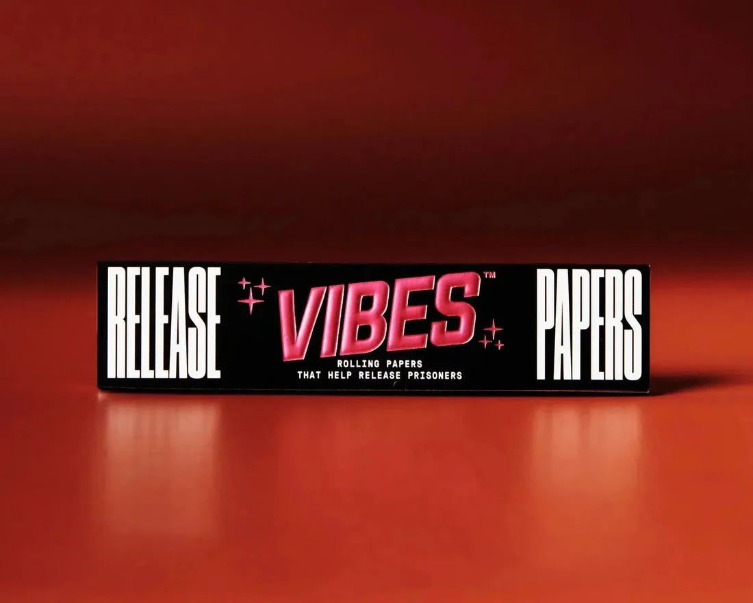 VIBES Ultra Thin Rolling Papers | King Size | 1pk | 33 Leaves per Pack