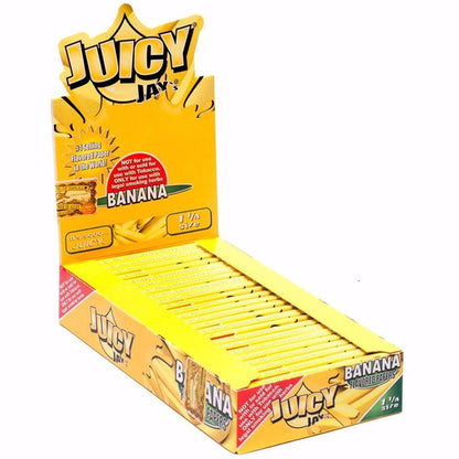Juicy Jay's Flavored Rolling Papers | Banana | 1 1/4 Size | 1pk | 32 Leaves per Pack