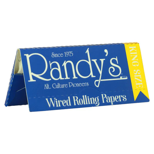 Randy's Classic Wired Rolling Papers | King Size | 1pk | 24 Leaves per Pack