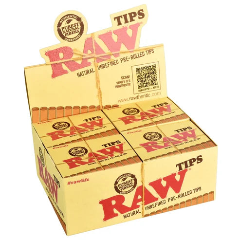 RAW Pre-Rolled Tips | 1bk | 21 Pre-Rolled Tips per Booklet