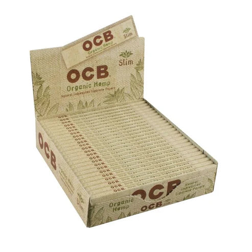 OCB Organic Hemp Rolling Papers | King Size Slim | 1pk | 32 Leaves per Pack