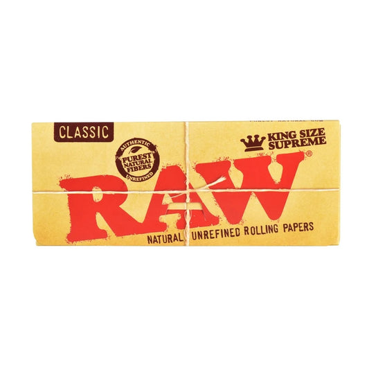 RAW Classic Rolling Papers | King Size Supreme | 1pk | 32 Leaves per Pack