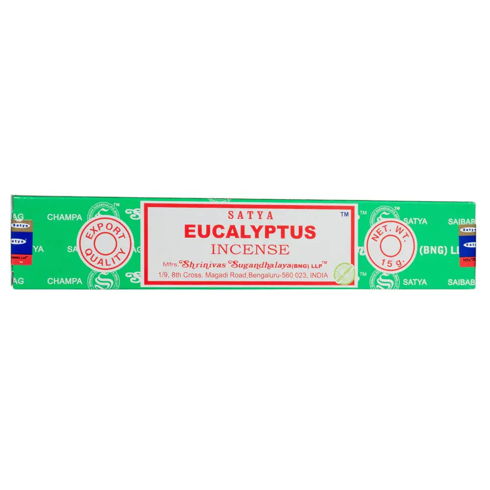 Satya Nag Champa Incense Sticks | Eucalyptus | 1bx | 1pk