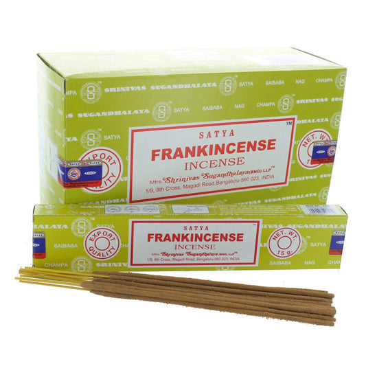 Satya Nag Champa Incense Sticks | Frankincense | 1bx | 1pk
