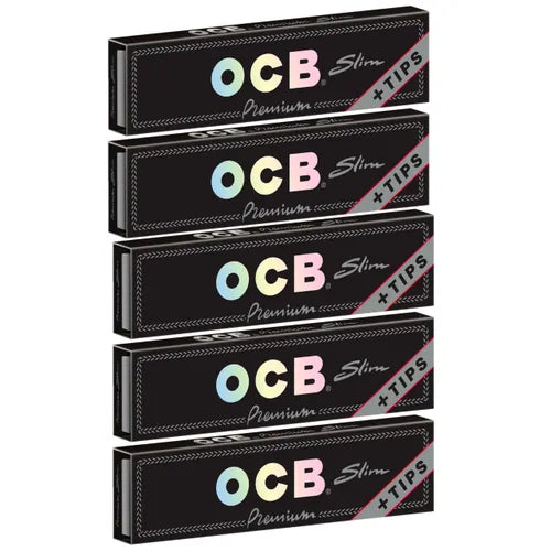 OCB X-Pert Slim Fit Slim Rolling Papers & Tips | King Size | 1pk | 32 Tips per Pack