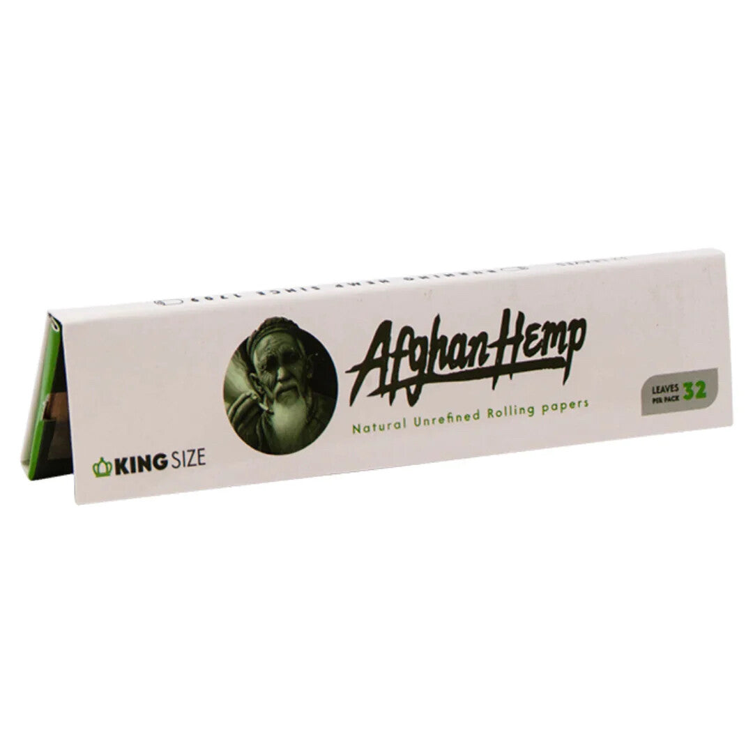 Afghan Hemp Rolling Papers | King Size | 1pk | 32 Leaves per Pack