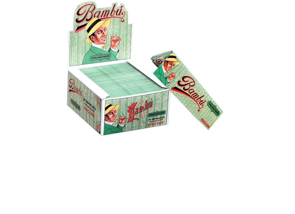 Big Bambu Organic Hemp Rolling Papers | King Size | 1pk | 33 Leaves per Pack