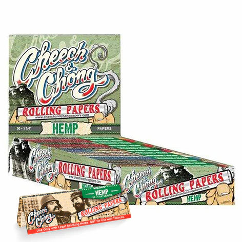 Cheech & Chong Hemp Rolling Papers | 1 1/4 Size | 1pk | 50 Leaves per Pack