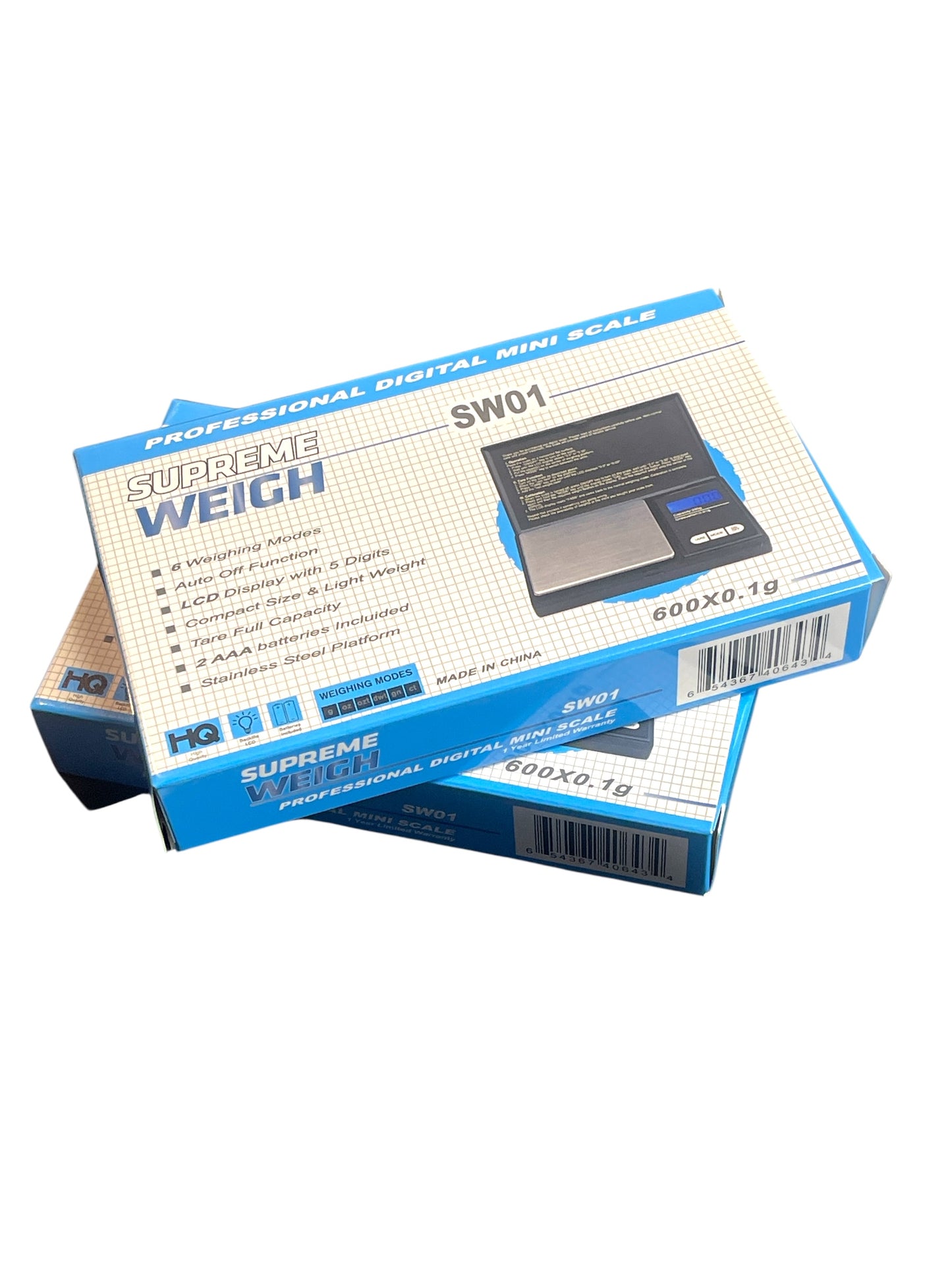 Supreme Weight Mini Scale - SW01 (e.g 600g x 0.1g)