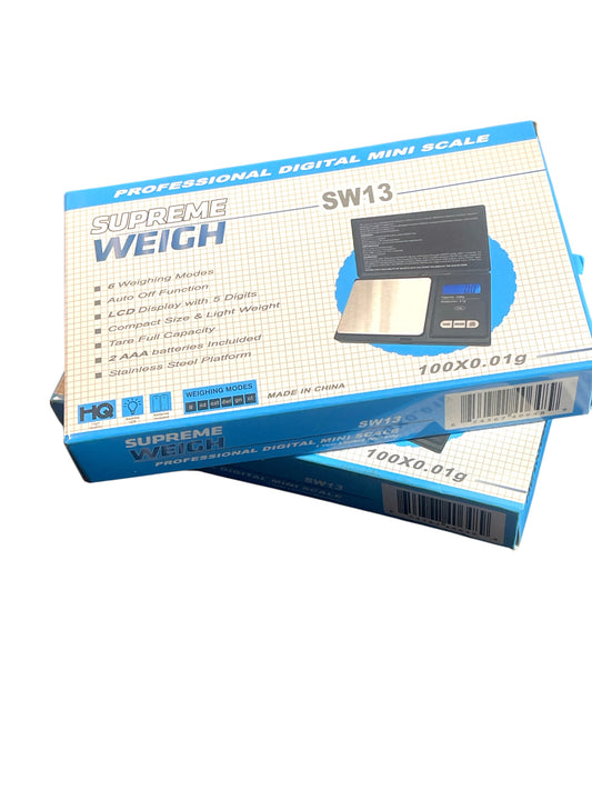 Supreme Weight Mini Scale - SW13 (e.g. 100g x 0.01g)