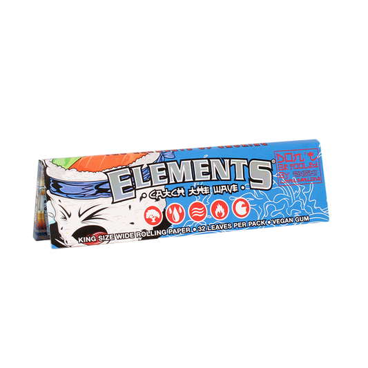 Elements x Zushi King Size Wide Rolling Papers | King Size Wide | 1pk | 32 Leaves per Pack