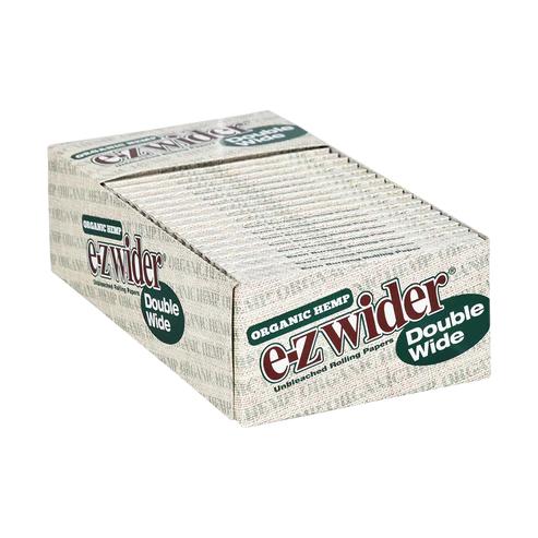 EZ Wider Organic Hemp Rolling Papers | Double Wide Size  | 1pk | 24 Leaves per Pack