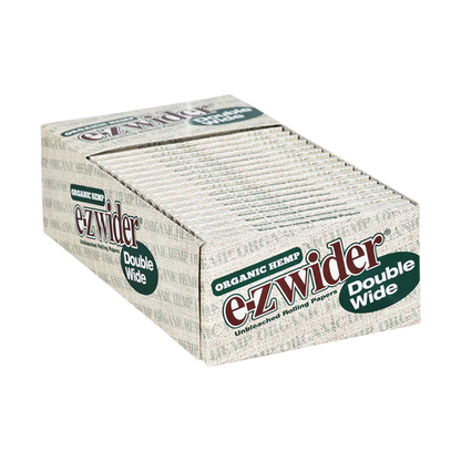 EZ Wider Organic Hemp Rolling Papers | Double Wide Size  | 1pk | 24 Leaves per Pack