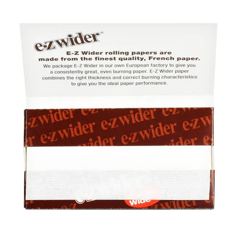 EZ Wider Rolling Papers | Double Wide Size | 1pk | 24 Leaves per Pack