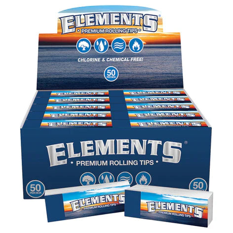 Elements Premium Rolling Tips | 1pk | 50 Tips per Pack