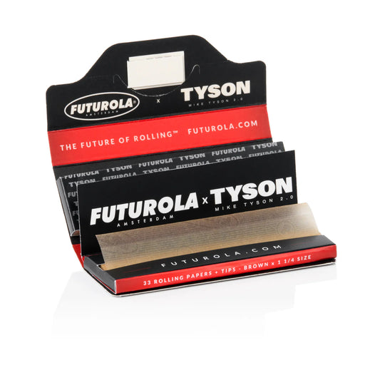 Futurola x Tyson Ranch Rolling Papers & Tips | 1 1/4 | 1pk | 33 Leaves & 33 Tips per Pack