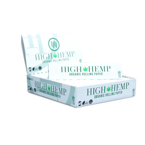 High Hemp Organic Rolling Papers | King Size Slim | 1pk | 32 Leaves per Pack