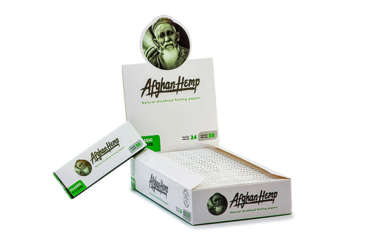 Afghan Hemp Rolling Papers | 1 1/4 | 1pk | 50 Leaves per Pack