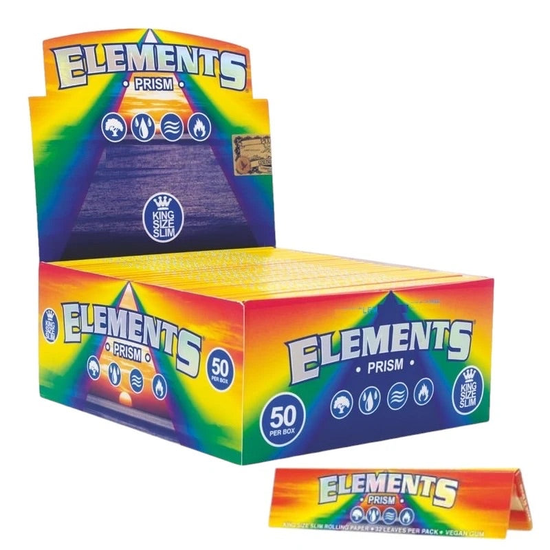 Elements Prism Rolling Papers | King Size Wide | 1pk | 32 Leaves per Pack