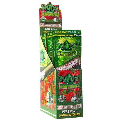 Juicy Hemp Wraps | Strawberry Fields | 1pk | 2 Wraps per Pack