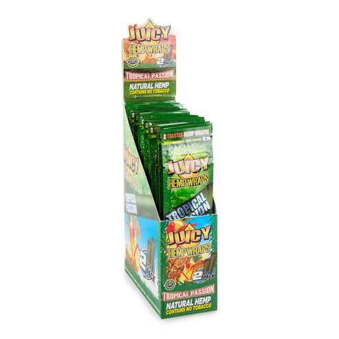 Juicy Hemp Wraps | Tropical Passion | 1pk | 2 Wraps per Pack