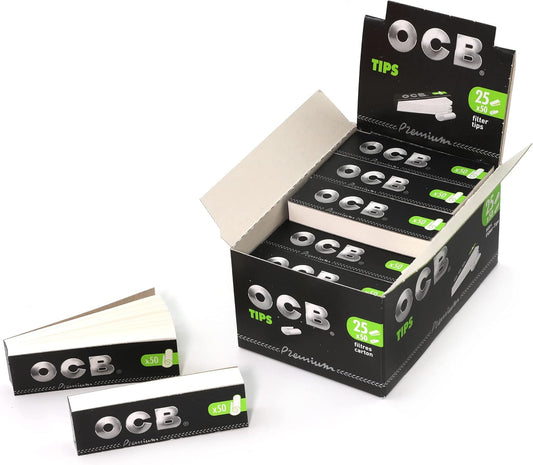 OCB Premium Perforated Filter Tips | 1pk | 50 Perforated Tips per Pack
