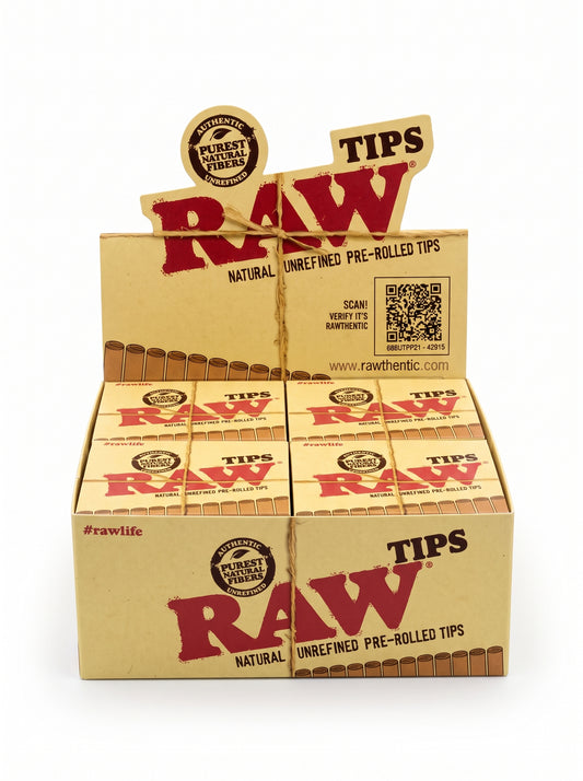 RAW Pre-Rolled Tips | 1bk | 21 Pre-Rolled Tips per Booklet