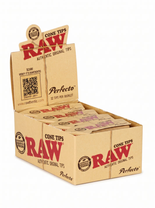 RAW Perfecto Cone Tips | 1pk | 32 Cone Tips per Pack
