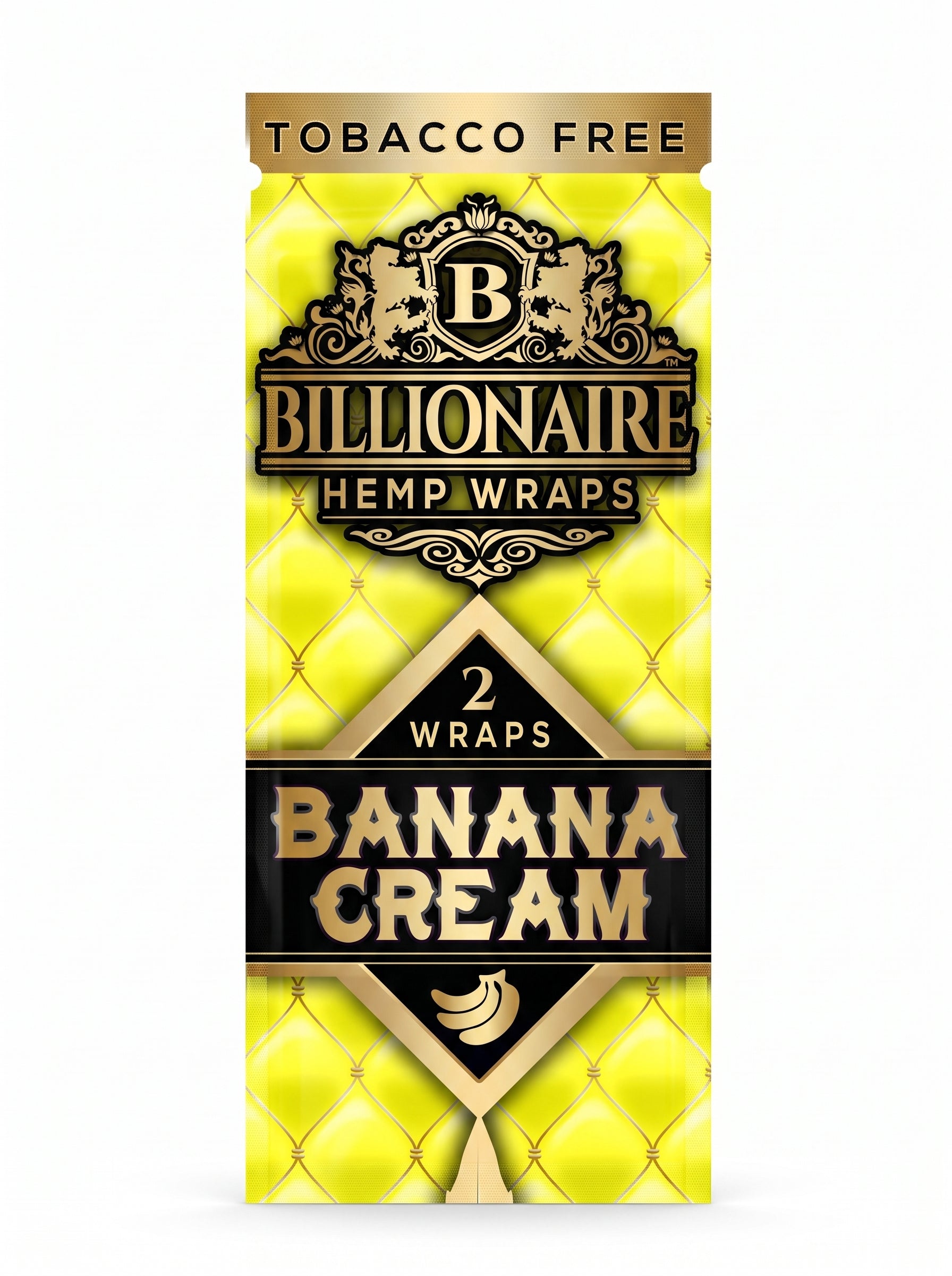 Billionaire Hemp Wrap | Banana Cream | 1pk | 2 Wraps per Pack