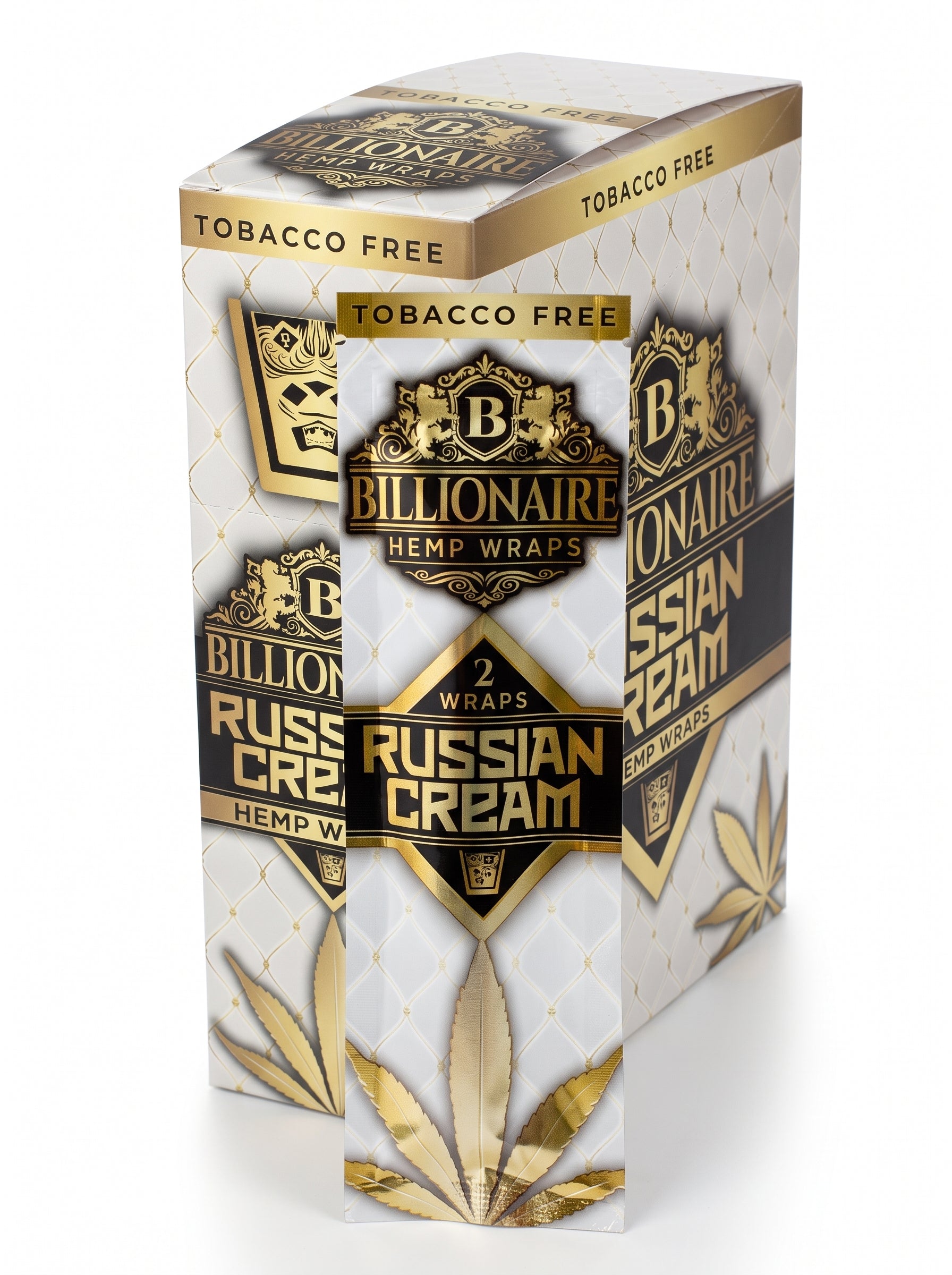 Billionaire Hemp Wrap | Russian Cream | 1pk | 2 Wraps per Pack