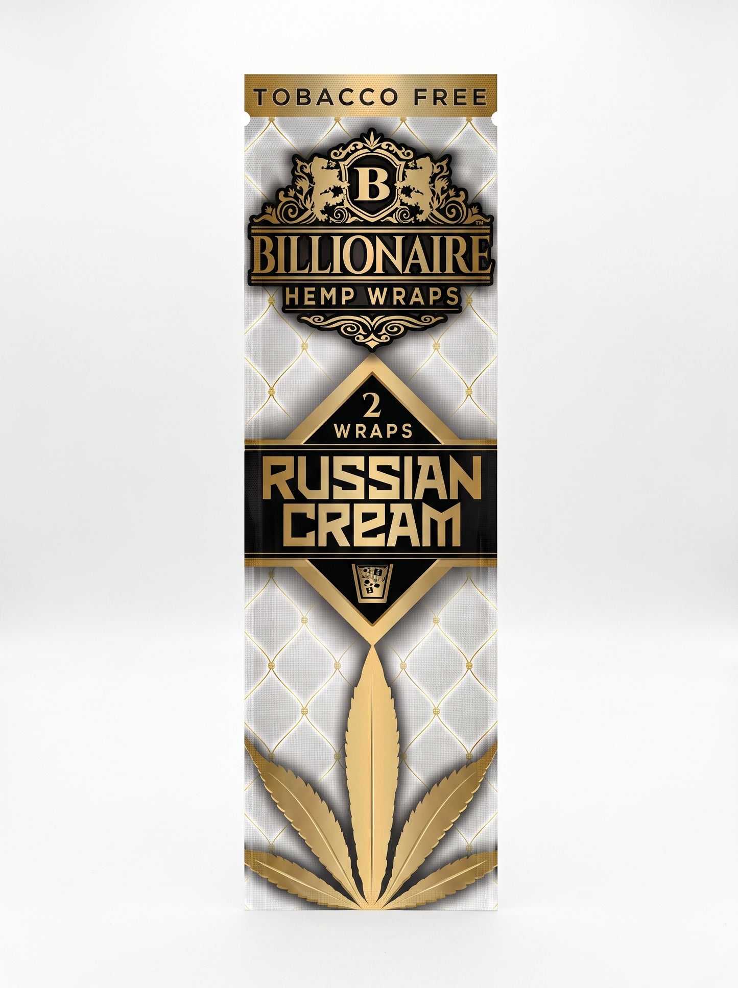 Billionaire Hemp Wrap | Russian Cream | 1pk | 2 Wraps per Pack