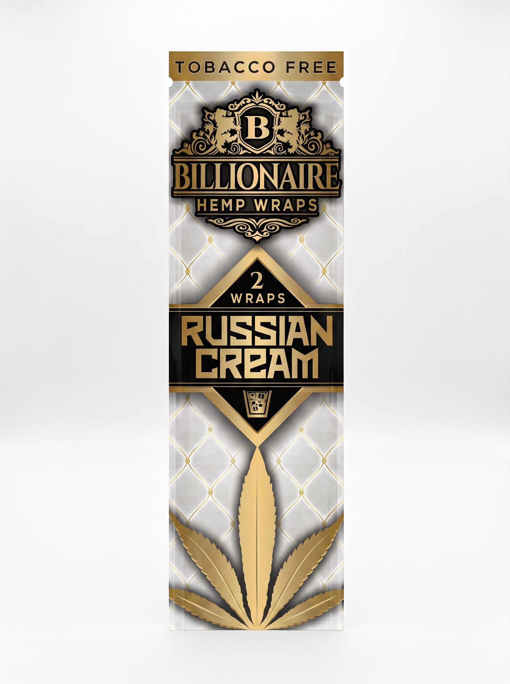 Billionaire Hemp Wrap | Russian Cream | 1pk | 2 Wraps per Pack