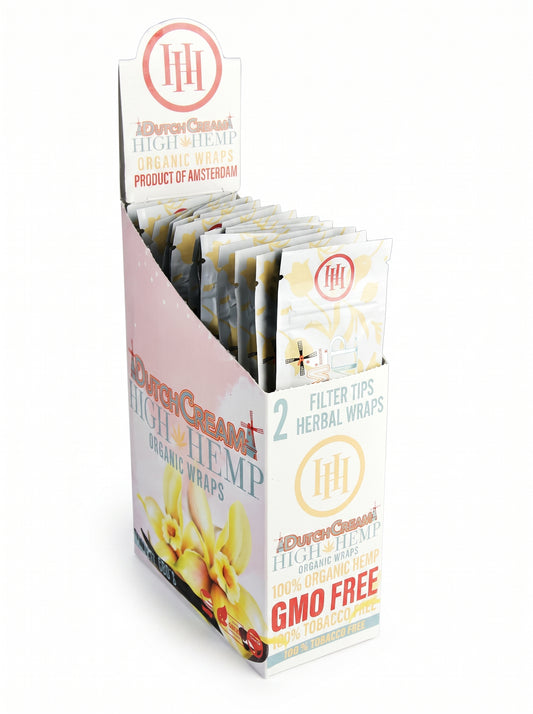 High Hemp Organic CBD Wraps w/Filter Tips | Dutch Cream | 1pk | 2 Wraps per Pack
