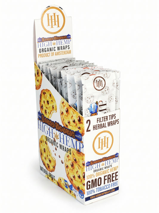High Hemp Organic CBD Wraps w/Filter Tips | Baked Cookies | 1pk | 2 Wraps per Pack