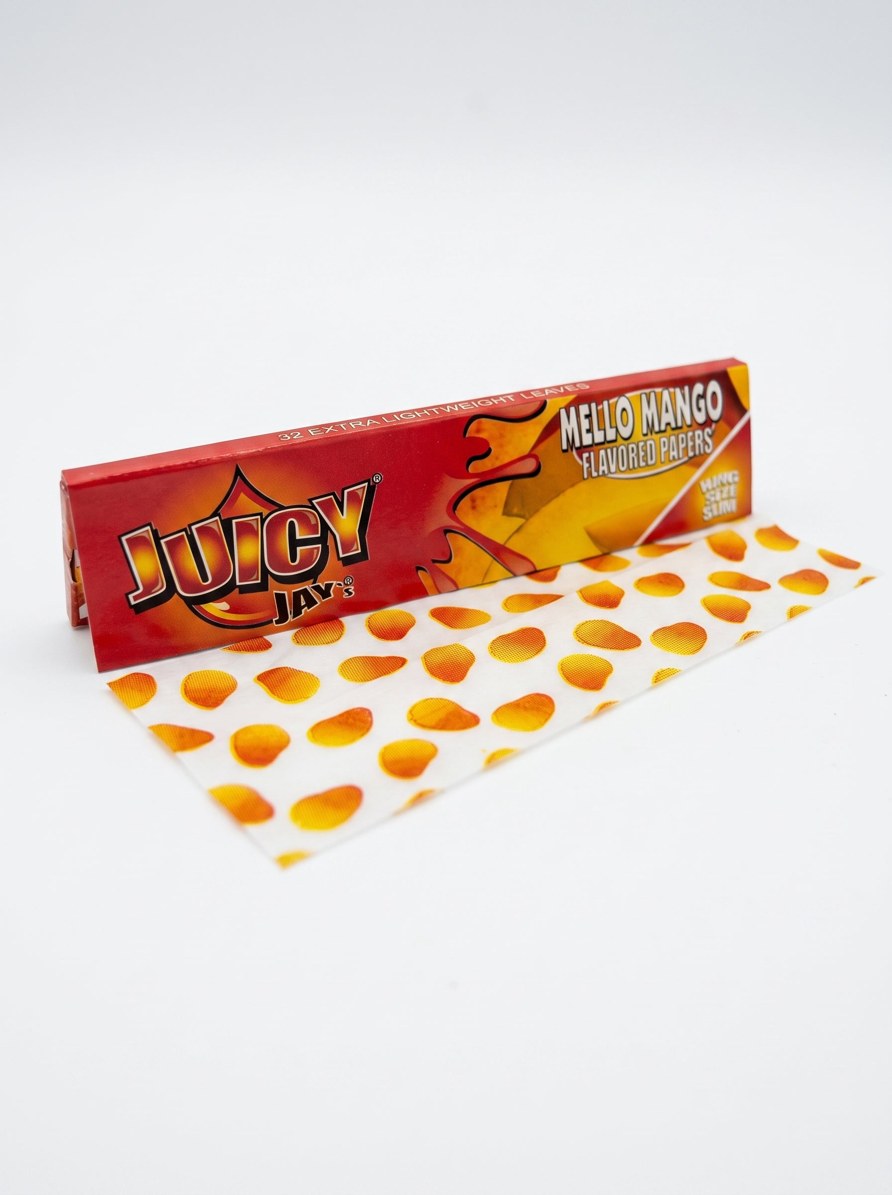 Juicy Jay's Flavored Rolling Papers | Mello Mango | 1 1/4 Size