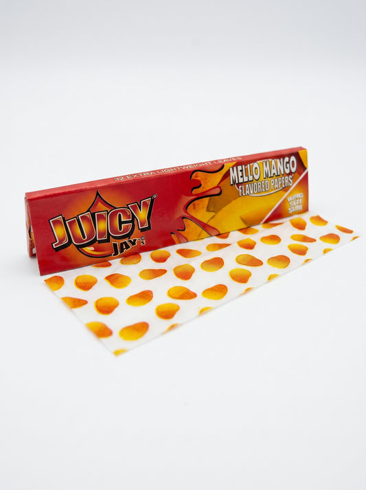 Juicy Jay's Flavored Rolling Papers | Mello Mango | 1 1/4 Size