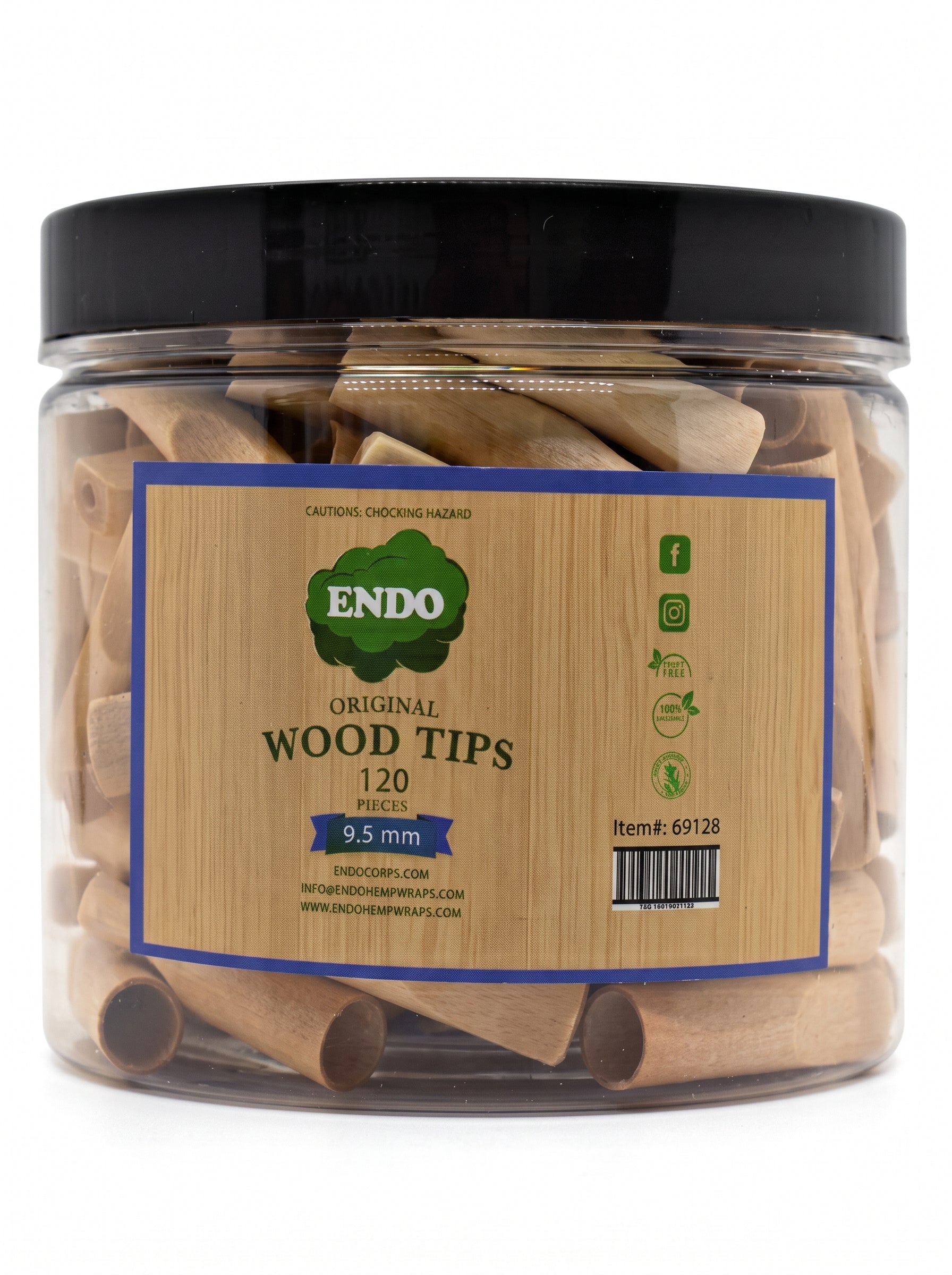 ENDO Wood Tips | Diameter | | 9.5mm | 1pc