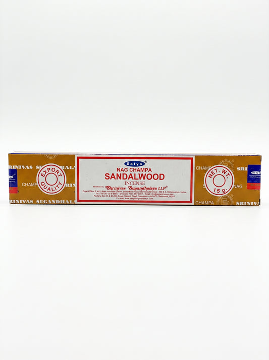 Satya Nag Champa Incense Sticks | Sandalwood | 1bx | 15g