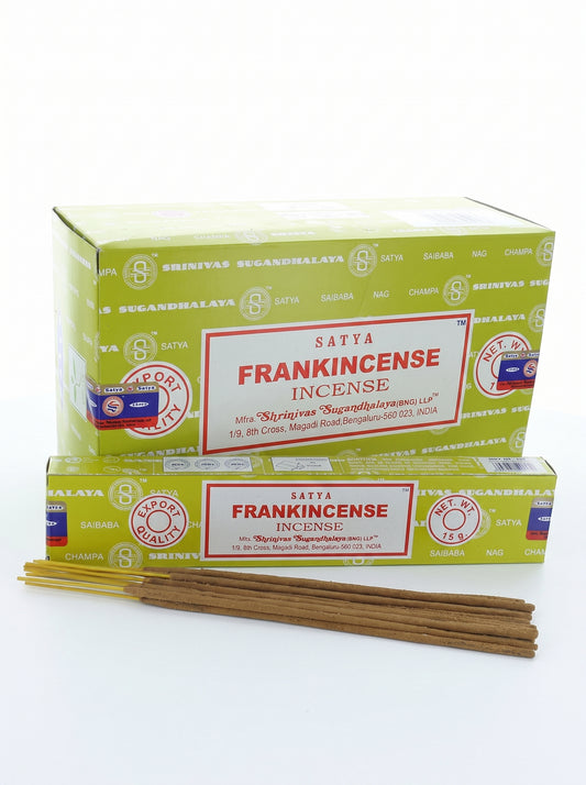 Satya Nag Champa Incense Sticks | Frankincense | 1bx | 1pk