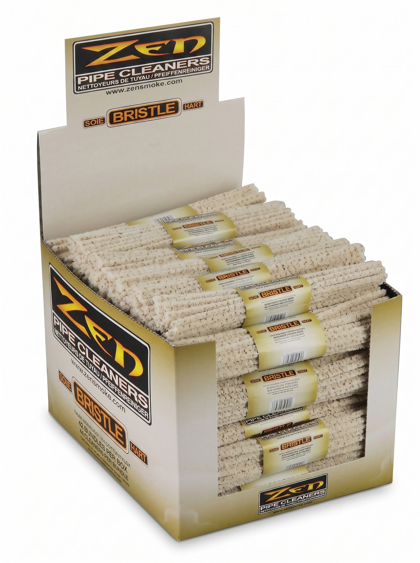 Zen Hard Bristle Pipe Cleaners | 1bdl | 44 Bristle Cleaners per Bundle